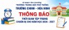 THÔNG BÁO THỜI GIAN TẬP TRUNG CHUẨN BỊ CHO NĂM HỌC 2026-2027