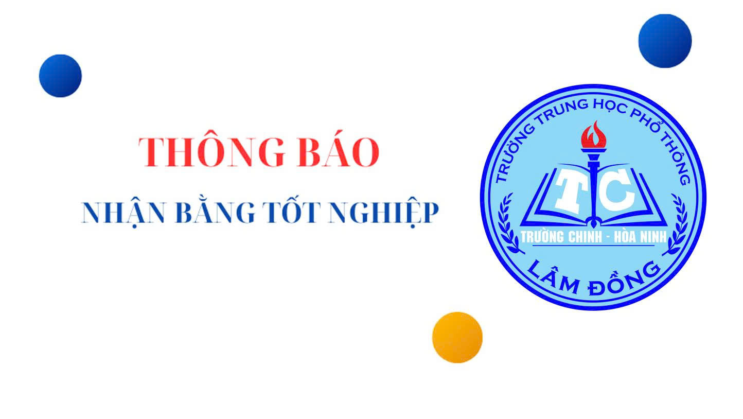 THÔNG BÁO NHẬN BẰNG TỐT NGHIỆP