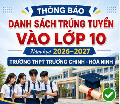 DANH SÁCH TRÚNG TUYỂN VÀO LỚP 10 NĂM HỌC 2026-2027